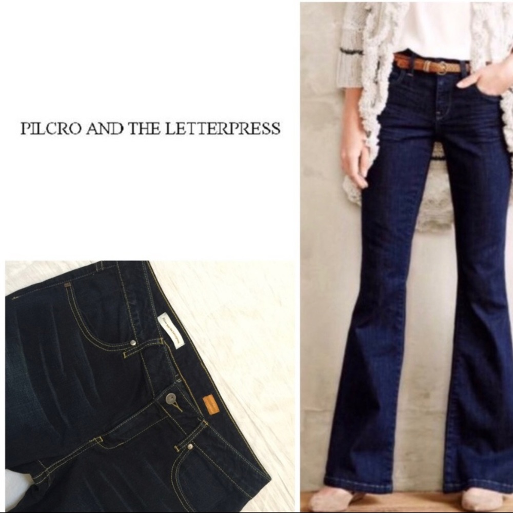 Anthro Pilcro and the Letterpress - Bootcut Jeans 29